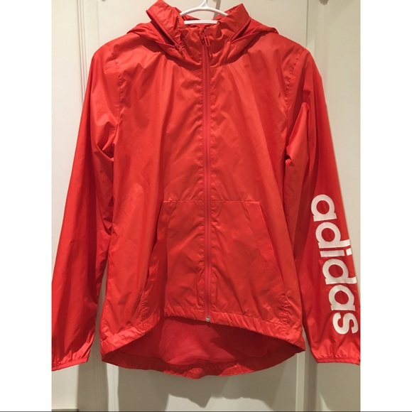 Adidas Red Windbreaker Jacket - Picture 2 of 6